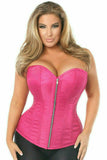 Top Drawer Fuchsia Brocade Steel Boned Corset - Daisy Corsets