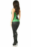 Top Drawer Emerald Green Brocade Steel Boned Corset - Daisy Corsets